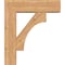 Ekena Millwork Westlake Block Smooth Bracket w/ Offset Brace, Western Red Cedar, 7 1/2"W x 26"D x 30"H BKT0806X26X30WTL05SWR - alternate 2